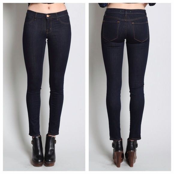 J Brand Black Skinny Jeans 9530 Pitch 